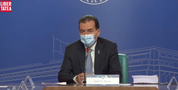 Ludovic Orban, despre măsurile ce vor intra în vigoare în Bucureşti. Masca devine obligatorie în toate spaţiile, iar cursurile vor fi online