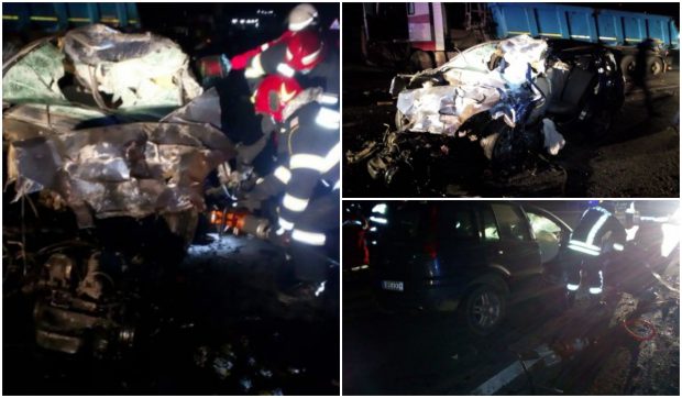 Tânăr mort în Vaslui, a intrat sub un camion cu 180 km/h. A fost scos dintre fiare după o oră