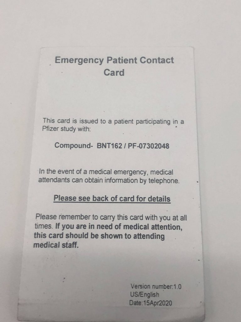EXCLUSIV | Voluntar în faza a treia a vaccinului Pfizer împotriva COVID: „E ca și când aș lupta în război, dar e pentru o cauză mai mare”