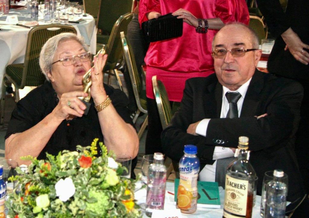 Gopo 2010. Draga Olteanu Matei alături de soțul ei
