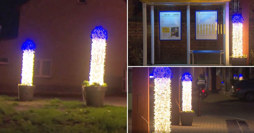 Un primar belgian, după ce a fost acuzat că luminițe de Crăciun au o formă obscenă: „Aveam un buget limitat”