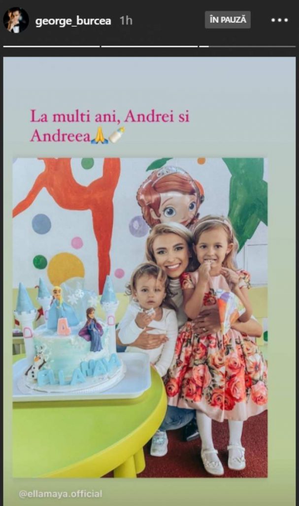 Gestul făcut de George Burcea, de ziua onomastică a fostei soții. Imaginea care a surprins pe toată lumea