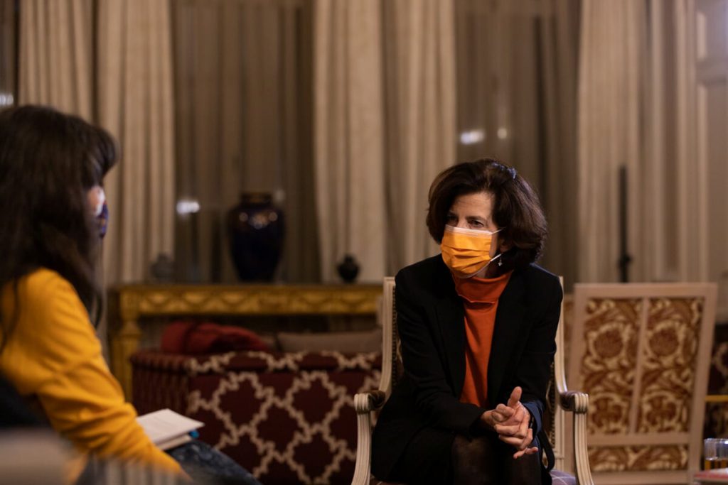 Laurence Auer, ambasadoarea Franței în România. Foto: Vlad Chirea