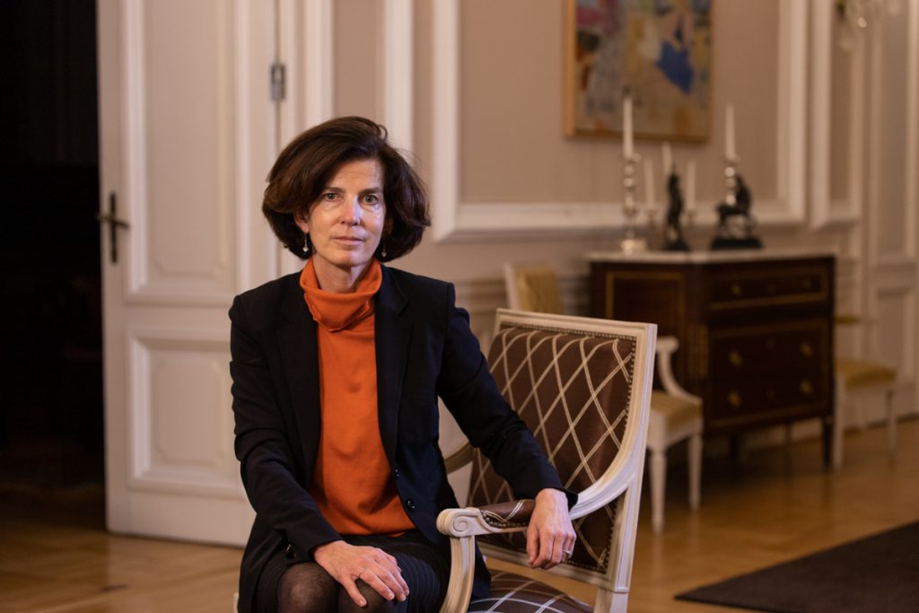 Laurence Auer, ambasadoarea Franței în România. Foto: Vlad Chirea