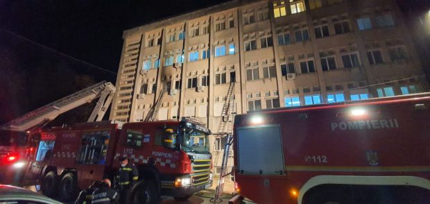 5 incendii în ultimele două luni și jumătate, în spitalele din România