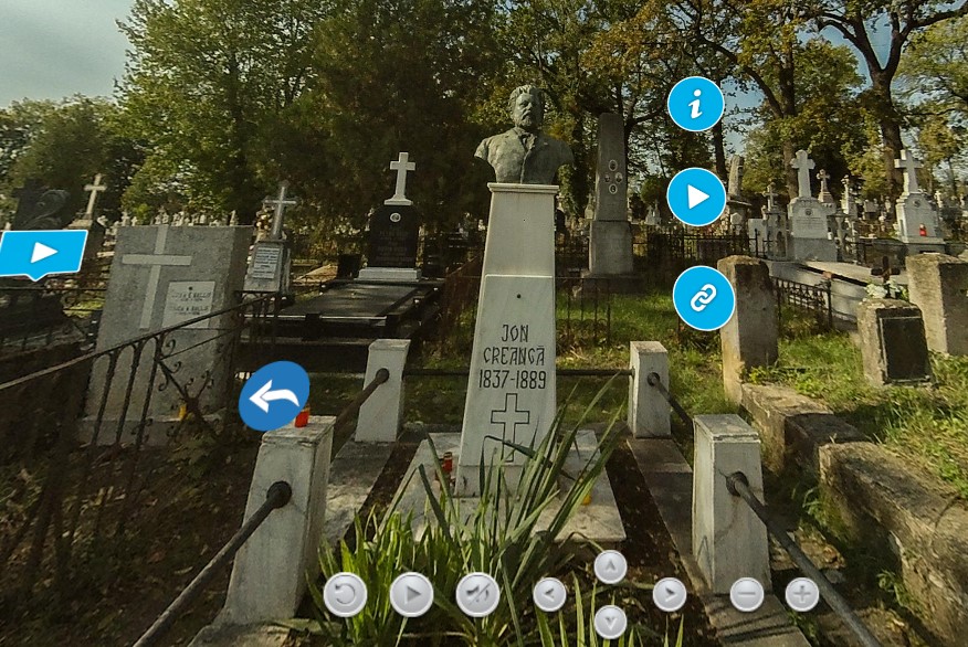 Primul cimitir din România care și-a făcut „muzeu virtual” în pandemie: mormintele lui Creangă, Kogălniceanu sau Delavrancea pot fi vizitate online
