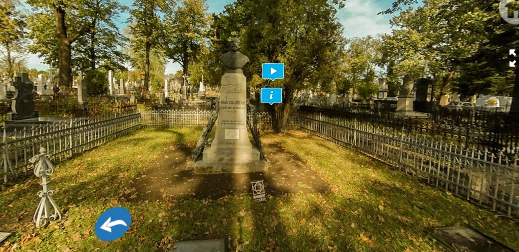 Primul cimitir din România care și-a făcut „muzeu virtual” în pandemie: mormintele lui Creangă, Kogălniceanu sau Delavrancea pot fi vizitate online