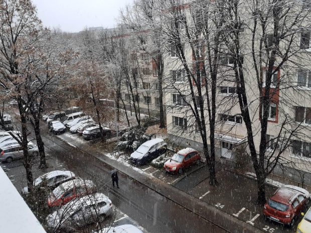 Prima ninsoare la București. Cum va fi vremea în țară în acest weekend
