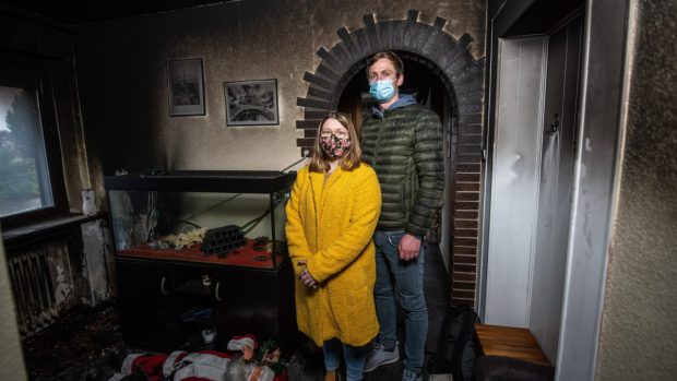 Cum a salvat un acvariu cu pești viața unui cuplu din Germania surprins într-un incendiu de proporții