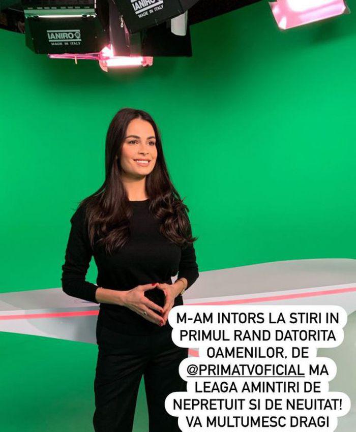 Anca Serea revine pe micul ecran, la pupitrul știrilor sportive. „Din 7 decembrie ne vedem într-o nouă formulă”