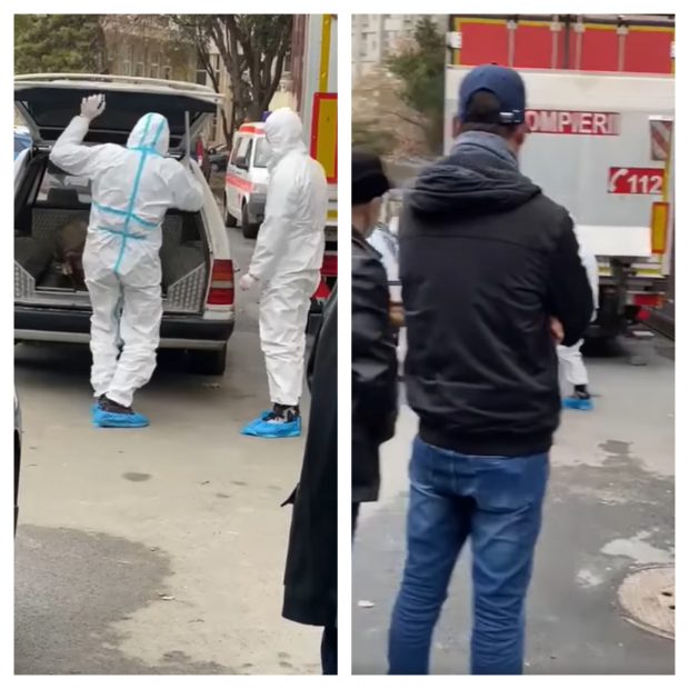 VIDEO | Imagini revoltătoare la Constanța. Pacienții decedați de COVID, preluați de rude din curtea spitalului