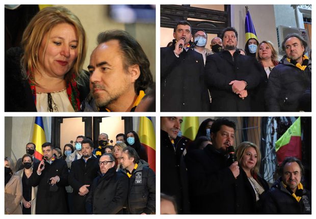 Liderul AUR Claudiu Târziu spune că ”Bobby Păunescu s-a plasat la poză lângă noi, fără să fi cerut permisiunea”