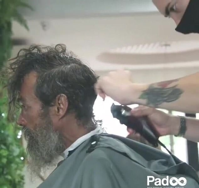 A haircut changed the life of a homeless man the family thought had died for 10 years