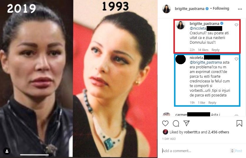 Reacția lui Brigitte Pastramă, după ce a fost criticată din cauza operațiilor estetice. Cum arăta vedeta la 16 ani. „Voi toți ăștia care comentați că m-am transformat total…”