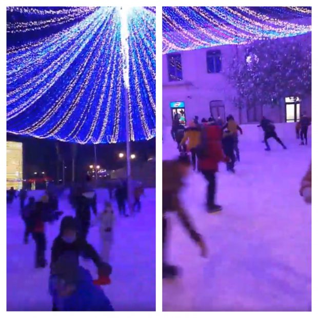 VIDEO  | Înghesuială la patinoarul din Cernavodă, deși orașul este în carantină
