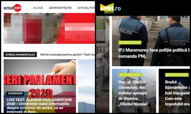 Două site-uri au fost amendate cu 4.500 de lei pentru „continuarea campaniei online”. eMaramureș.ro: „Poliție politică la comanda PNL”