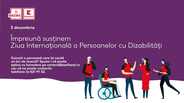 (Publicitate) Kaufland România, sprijin puternic pentru persoanele cu dizabilități: Integrarea unui număr de 240 noi angajați și adaptarea spațiilor de lucru, două dintre obiectivele îndeplinite cu succes de companie