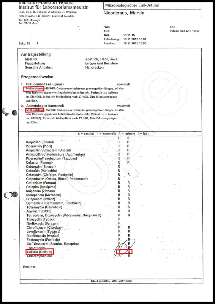 Indignat că infecțiile nosocomiale nu se raportează nici acum, neamțul ars la Colectiv arată cum i-a mințit Spitalul Universitar pe medicii din Germania!