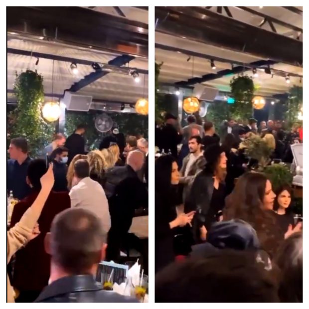 VIDEO | Petrecere fără restricții într-un club din Herăstrău. Polițiștii au împărțit amenzi uriașe