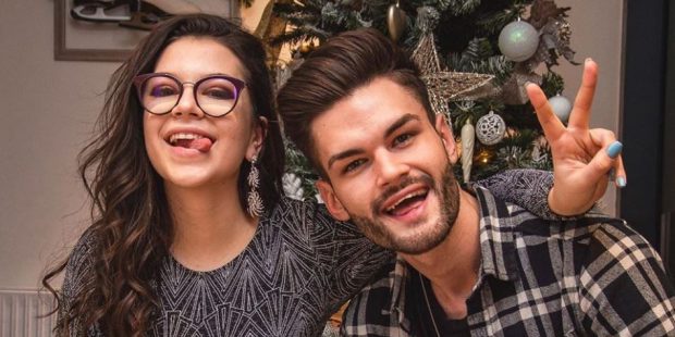 Edward Sanda și Cleopatra Stratan petrec sărbătorile la Chișinău. „Anul acesta mă aflu puțin mai departe de familia mea, dar alături de noua familie”