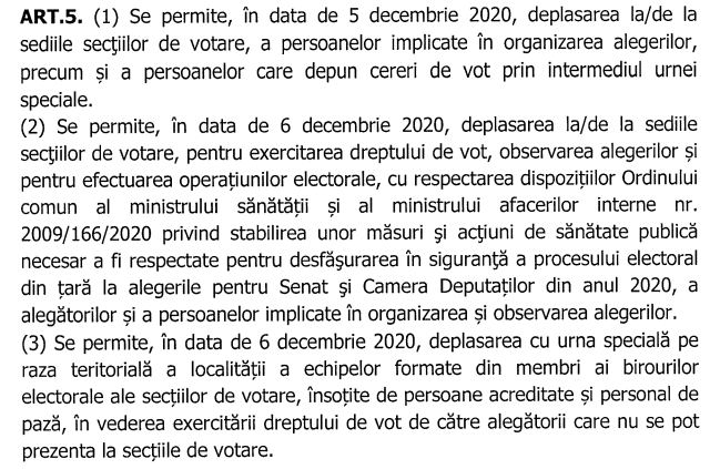 Cum se votează în localitățile carantinate. Cu trei zile înainte de alegeri nu există nicio decizie oficială, doar un răspuns semnat de Arafat