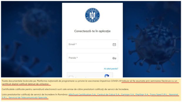 Afacerea de milioane de euro pe site-ul oficial al vaccinării Covid: doar o mână de firme dau semnătura electronică