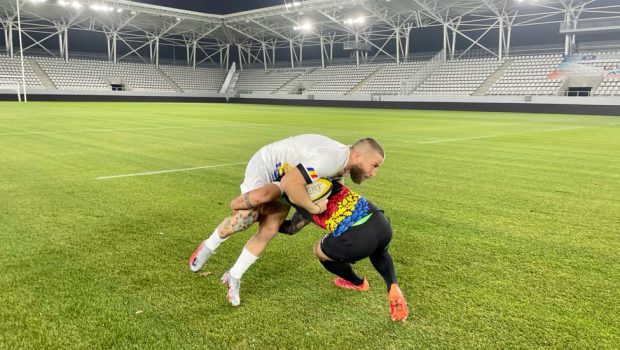 Rugbiștii au marcat primele puncte pe noul Stadion Arcul de Triumf