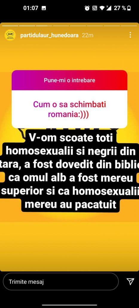 Război de gherillă contra AUR pe Instagram. George Simion: „Niște troli”