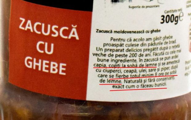 Mega Image, amendat de ANPC pentru „etichete înşelătoare” la zacuscă