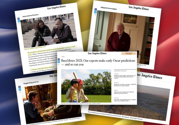 Deferență pentru România: Los Angeles Times numește Colectiv drept prim favorit la premiul Oscar 2021, dintre filmele a 92 de țări!