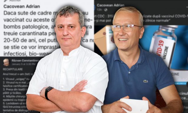 Doctori reclamați la Colegiul Medicilor pentru răspândirea de informații false referitoare la vaccinul anti-COVID