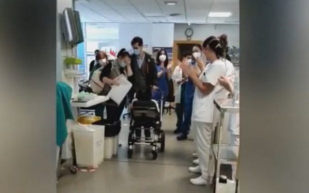 VIDEO | Petru, un bebeluș de origine română, a părăsit spitalul din Valencia, după 10 săptămâni la Terapie Intensivă, din cauza COVID