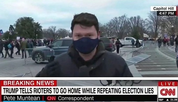 Povestea lui Pete Muntean, jurnalistul CNN cu origini românești, care a transmis asaltul fanilor lui Trump asupra Capitoliului