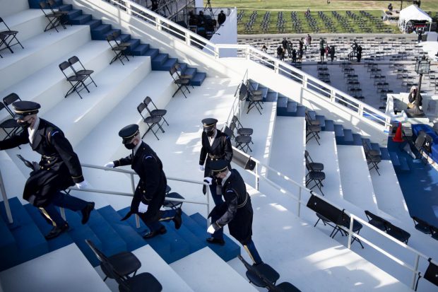 Alertă de securitate la Capitoliu, în timpul repetițiilor pentru ceremonia de învestire a lui Joe Biden
