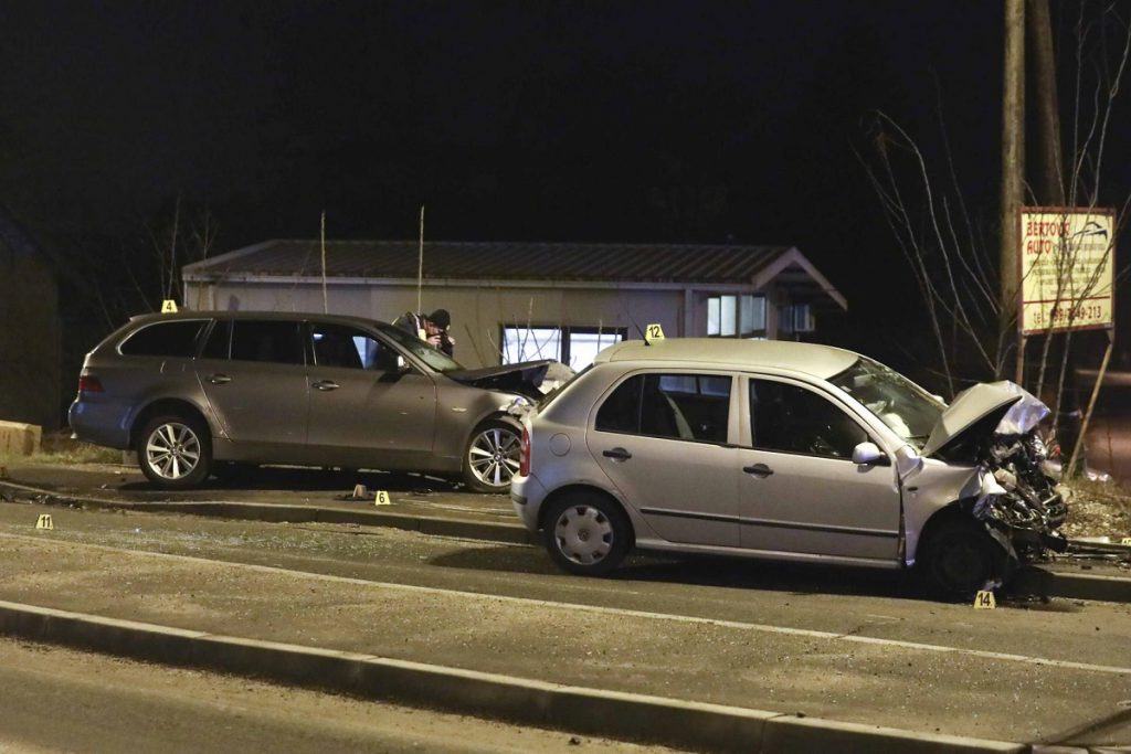 BMW-ul seria 5 al unui tânăr român a distrus o Fabia și a ucis-o pe șoferița mașinii, în Croația | VIDEO