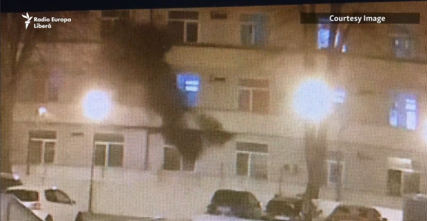 VIDEO | Imagini cu momentul izbucnirii incendiului de la Institutul „Matei Balș”. Salonul situat la parter, cuprins de fum