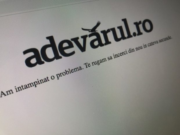 Ce se întâmplă cu site-ul Adevărul.ro, căzut de miercuri dimineață și cum a reușit să aibă ieri totuși aproape 290.000 de cititori
