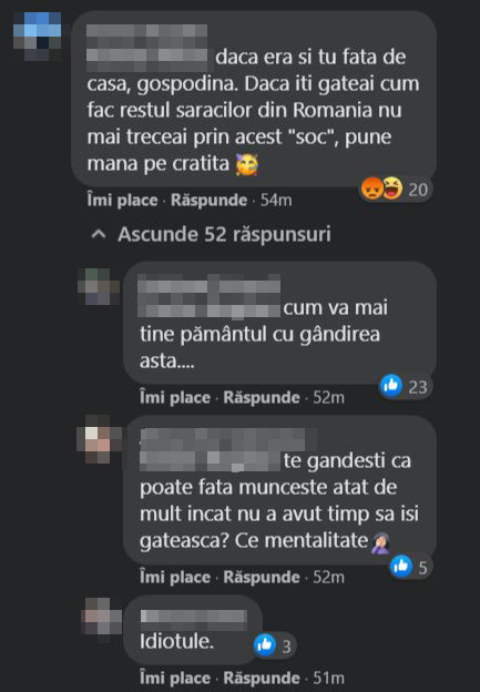 „Toate primiți avansuri, nu înseamnă că vă violează”. Tânăra hărțuită de curierul Glovo a fost bombardată cu mesaje care o învinovățesc pe ea