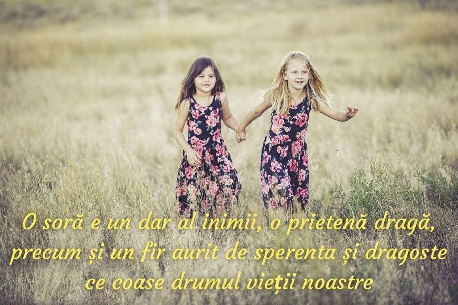 Mesaje frumoase pentru sora