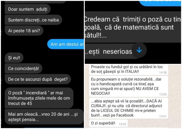 Elevă la seral în Piatra Neamț, hărțuită de profesorul de matematică: „Credeam că trimiți o poză cu tine goală. Nu am pus 2 și 3 la elevele frumoase”