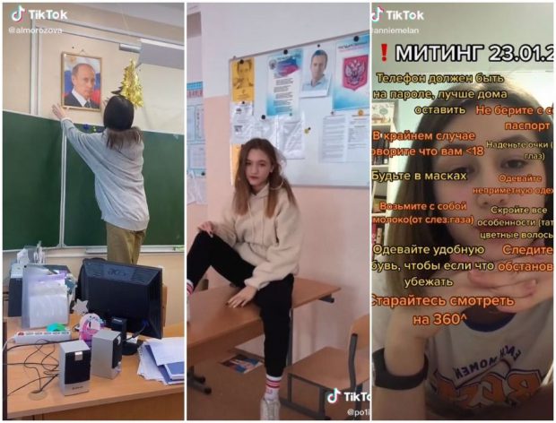 Indignare în Rusia: TikTok-ul, inundat cu apeluri la manifestații pro-Navanlîi, în vreme ce filmul despre ”palatul lui Putin” a fost văzut de 45 de milioane de oameni