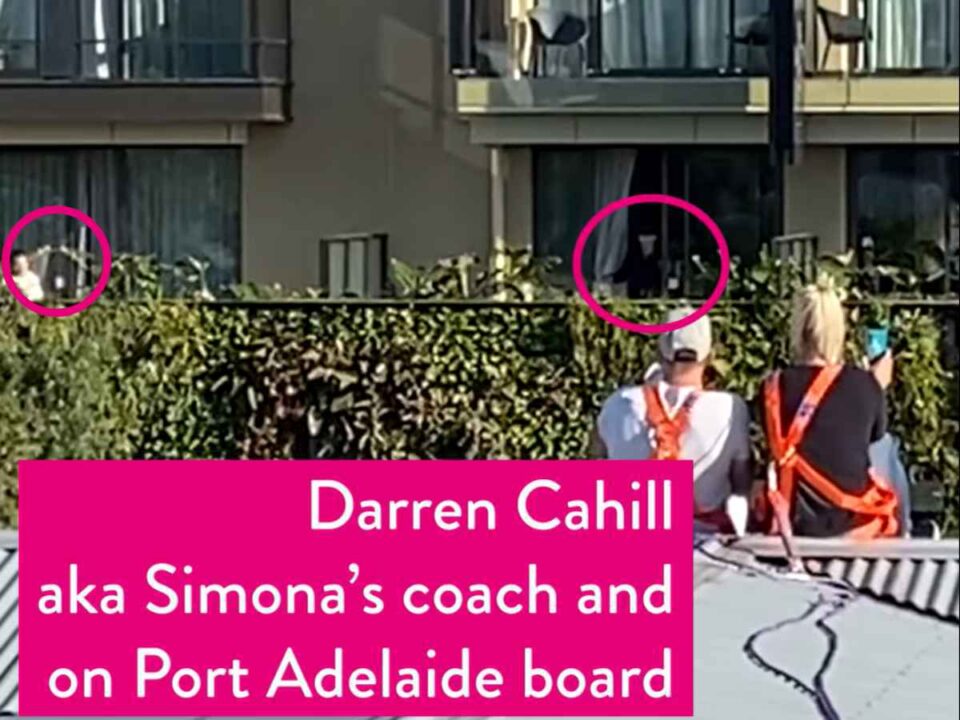 Doi prezentatori ai unui post de radio australian s-au urcat pe acoperiș pentru a face un interviu cu Simona Halep, aflată în carantină în camera de hotel