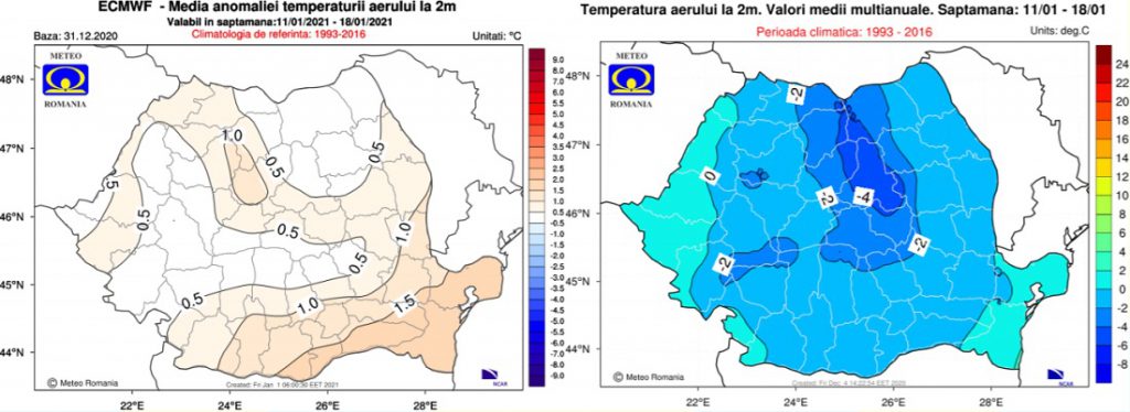 Vremea în prima lună a anului. Meteorologii anunță când vin ninsorile și frigul