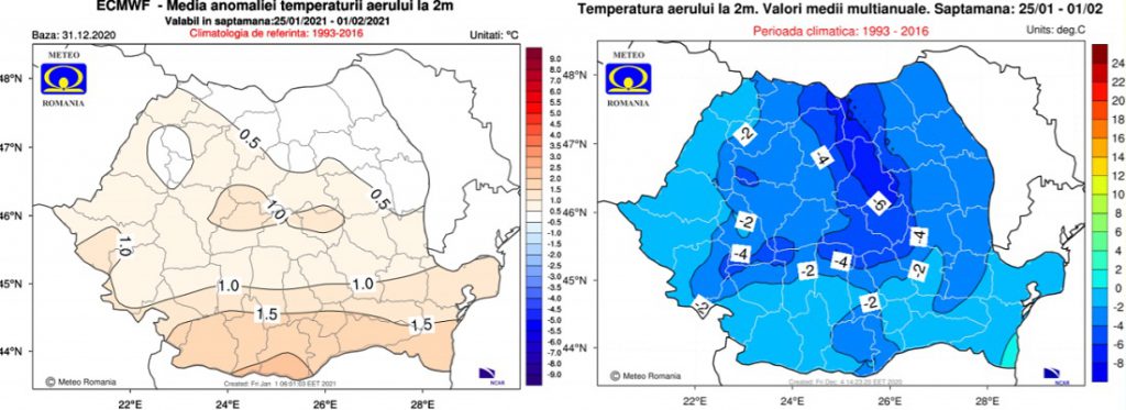 Vremea în prima lună a anului. Meteorologii anunță când vin ninsorile și frigul