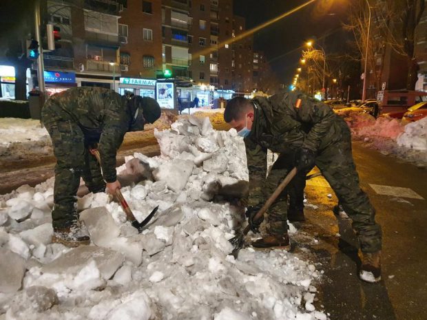 Cea mai puternică furtună de zăpadă din Spania a provocat daune de 1,4 miliarde de euro în Madrid