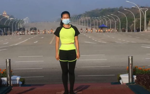 O profesoară de aerobic a devenit faimoasă, după ce clipul cu numărul ei a suprins lovitura de stat din Myanmar