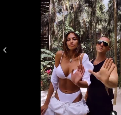 Mădălina Ghenea și Emil Rengle, mișcări senzuale pe o plajă din Mexic. Cei doi au făcut imaginile publice