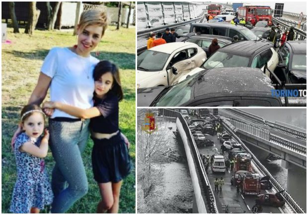 Mariana a murit la 12 zile după ce a fost rănită în accidentul cu 25 de mașini de lângă Torino. Două fetițe încă își mai așteaptă mama să vină acasă