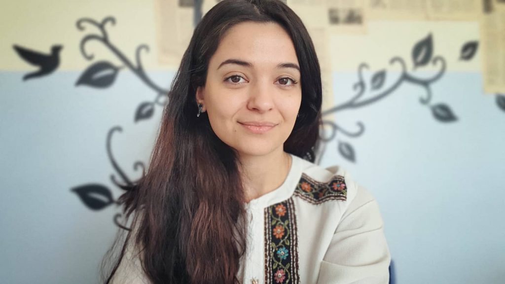 Maria Melente, profesoară de Limba Română la Liceul Internațional de Informatică. Foto: Facebook