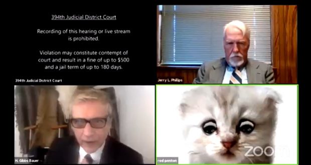 VIDEO | Un avocat din SUA a pledat prin intermediul Zoom, iar un filtru l-a transformat în pisică